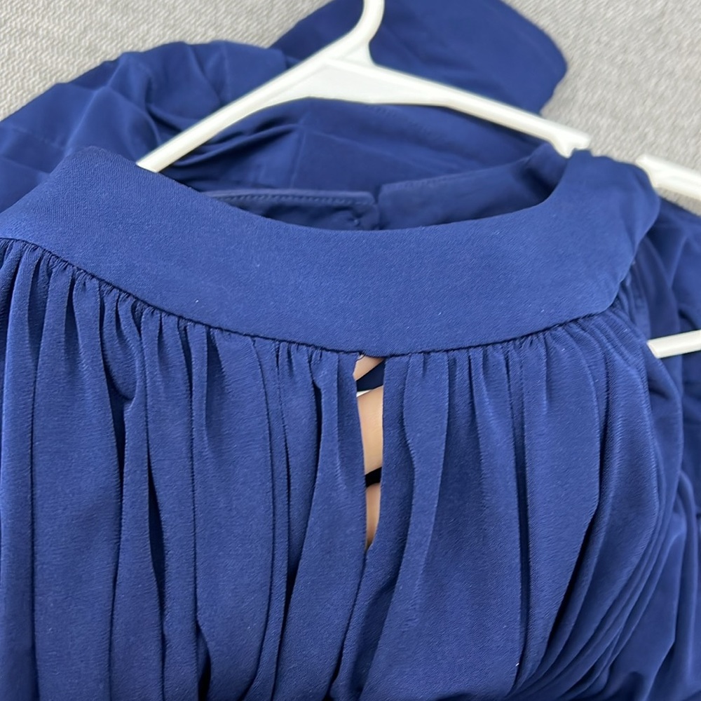 AA Studio Women’s‎ Royal Blue Polyester Formal Prom Bridesmaids Dress Size 6 - Picture 8 of 11